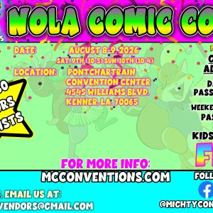 NOLA Comic Con 2026 Single Day