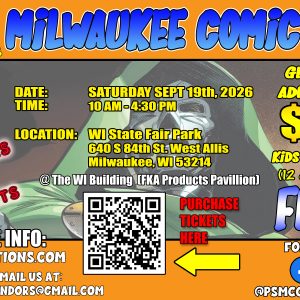 Milwaukee Comic Con Fall (Early Bird Entry at 9:30am)